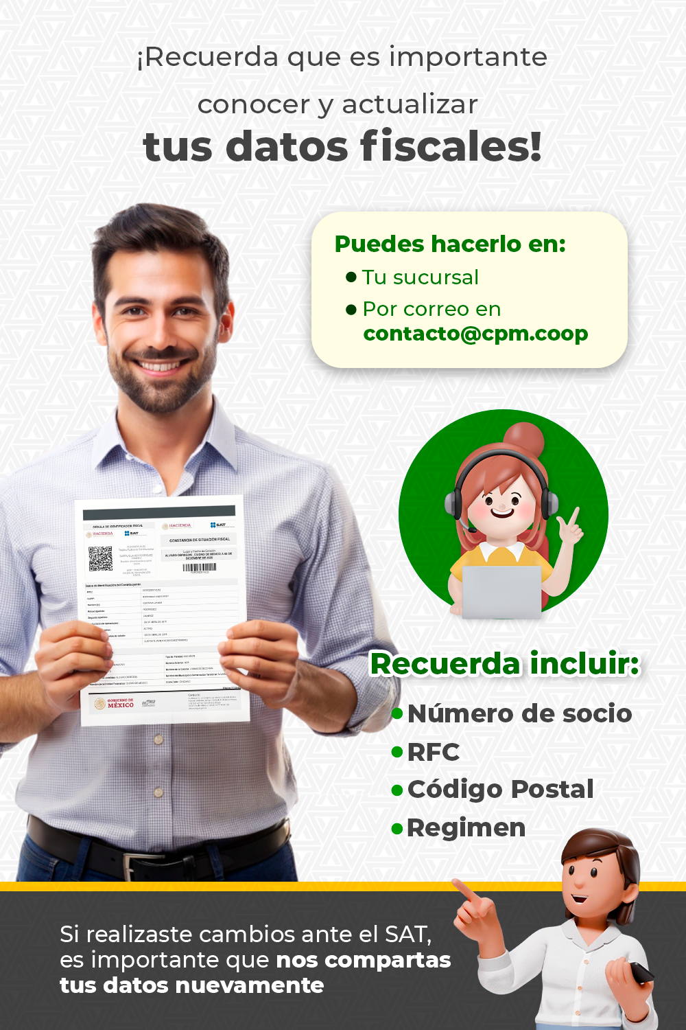 Constancias fiscales